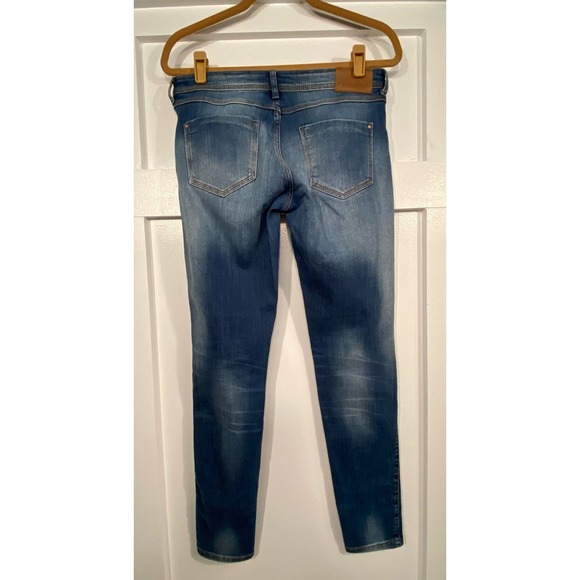 Zara Distressed Tapered Jeans - Size 6 * WJ23 - Picture 3 of 7